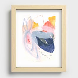abstract painting XVII Recessed Framed Print