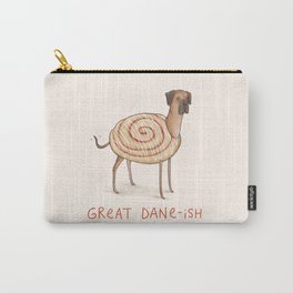 Great Dane-ish Carry-All Pouch | Comedy, Foodimal, Pastry, Breed, Great, Funny, Dogs, Greatdane, Drawing, Canine 