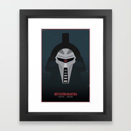 Battlestar Galactica - Old and New Framed Art Print