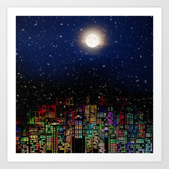Silent Night Art Print