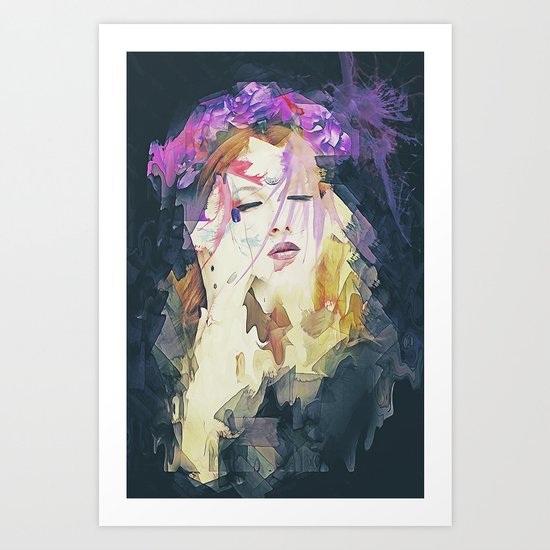 Path - Abstract Portrait Art Print