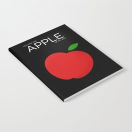 You Are The Apple of My Eye Notebook
