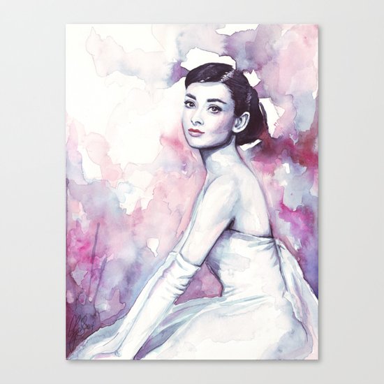 Audrey Hepburn Canvas Print