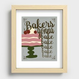 Bakers Gonna Bake Recessed Framed Print