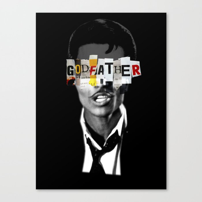 Godfather Mix 1 black Canvas Print
