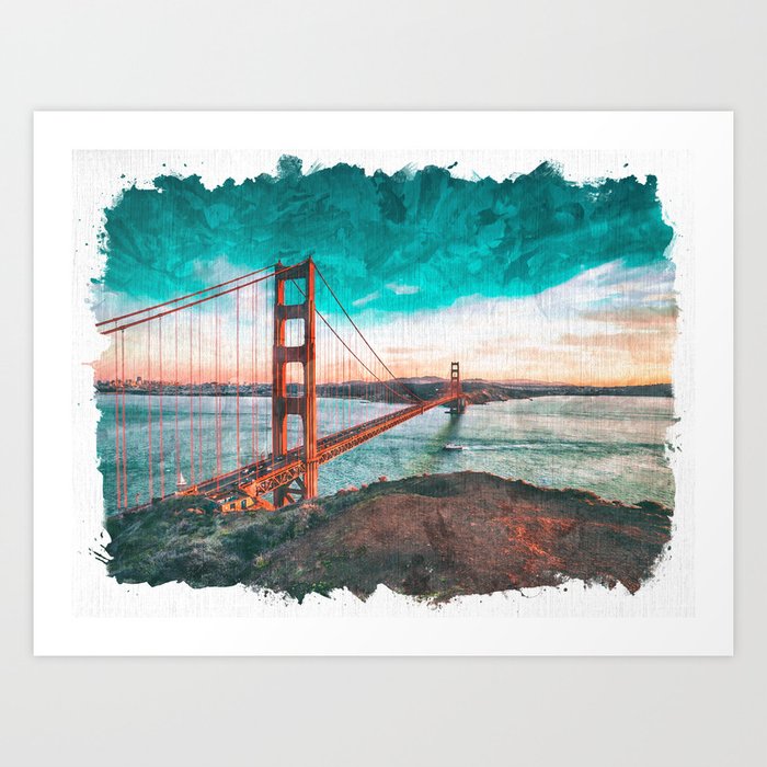 Golden Gate Art Print