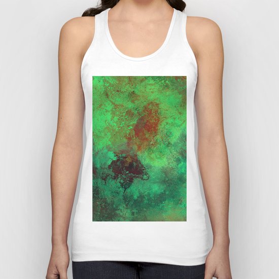 Isolation - Abstract, textured painting Unisex Tank Top