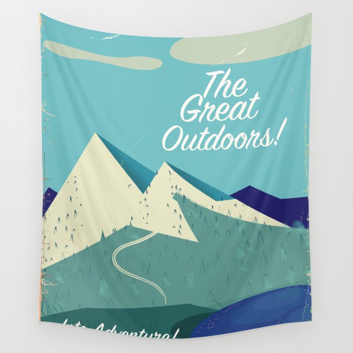 The Great Outdoors! Wall Tapestry