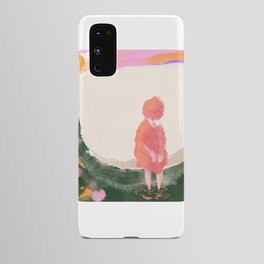 woman near the river Android Case