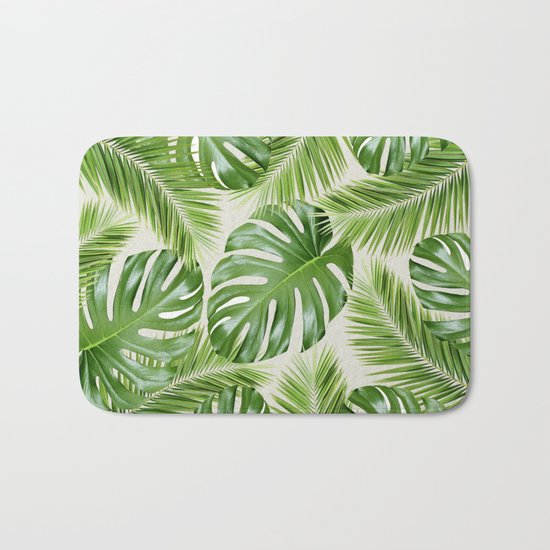 I Need a Tropical Vacation Print Bath Mat