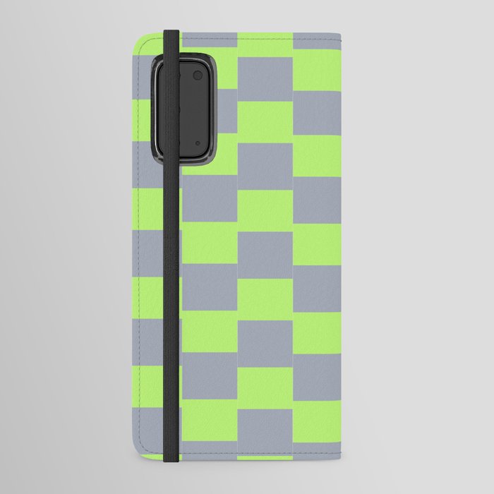 4  Abstract Grid Checkered 220718 Valourine Design  Android Wallet Case