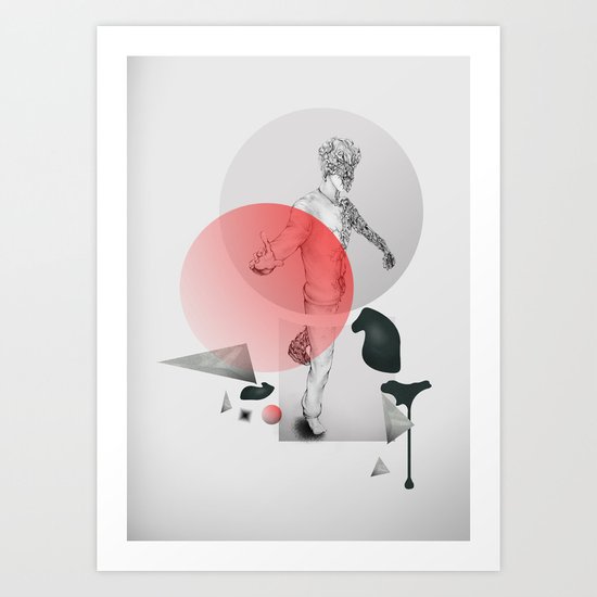 Walking In Space Art Print