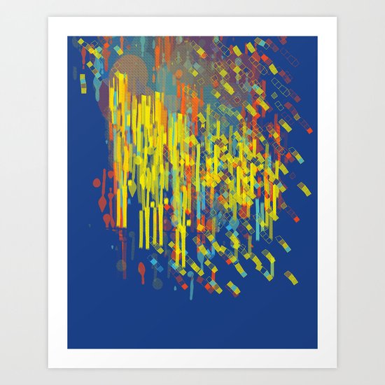 colorfall Art Print