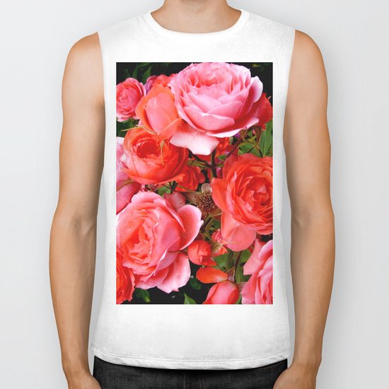 Red Roses Biker Tank