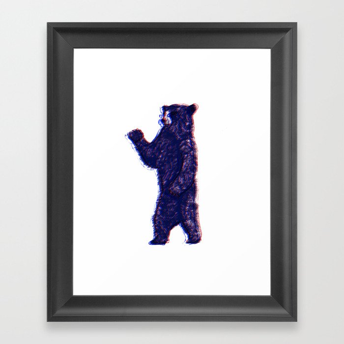 BearWM Framed Art Print
