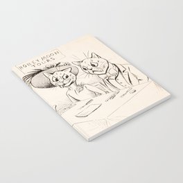 Honey Moon Tours by Louis Wain Notebook