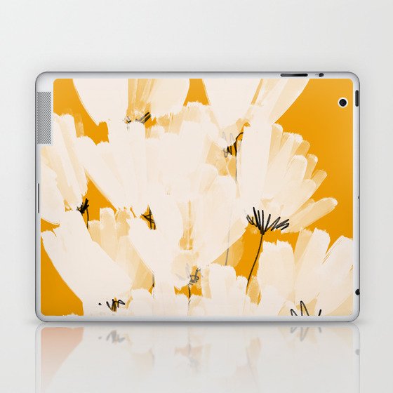 Flowers In Tangerine Laptop & iPad Skin