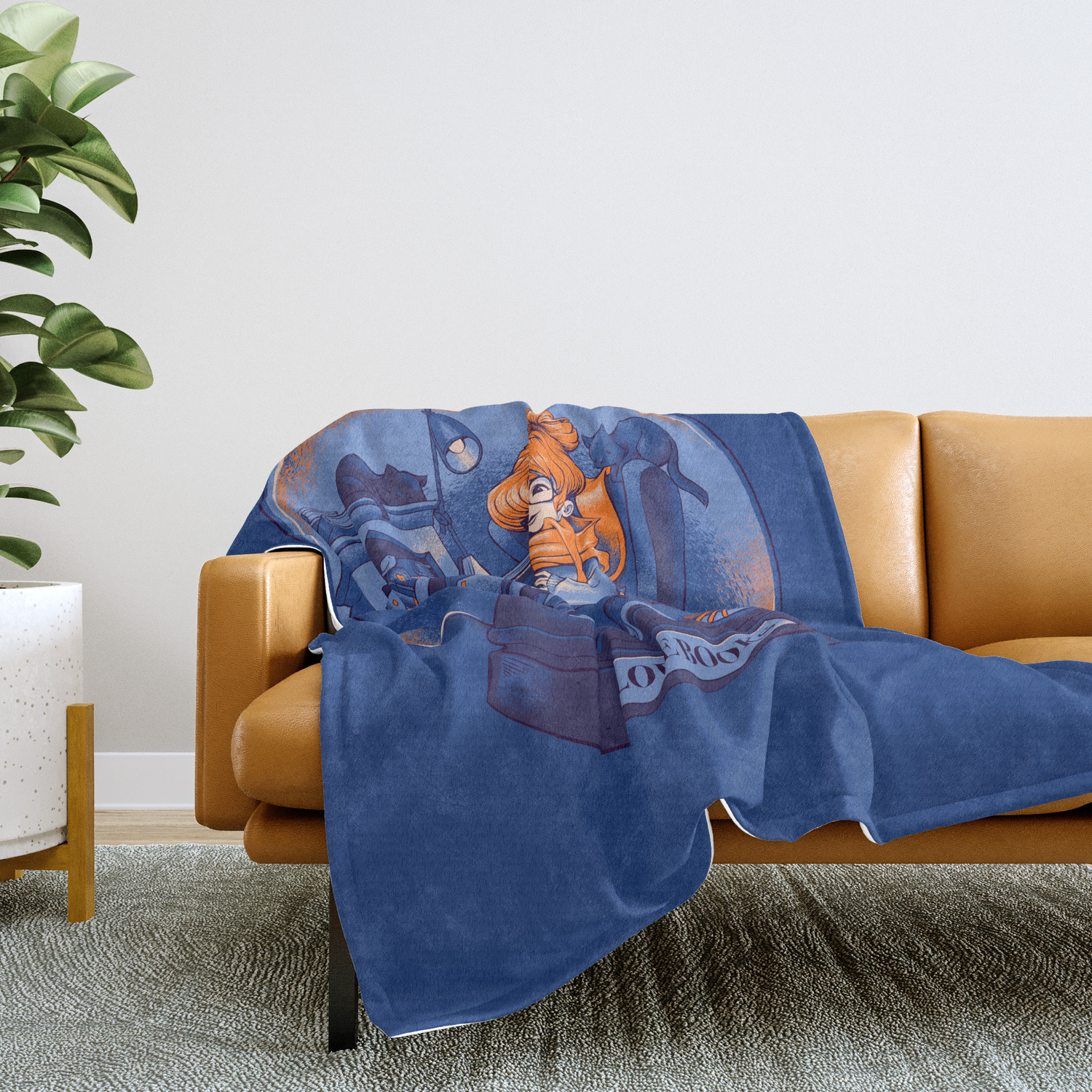 zbigtee Book and Cat Who Love Blanket Sofa Bed Throws/Throw Blanket for Adult and Fleece Blanket Throw Librarian 27.6 x 39.4 Brown, XS 