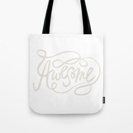 Hand Lettered Awesome Tote Bag
