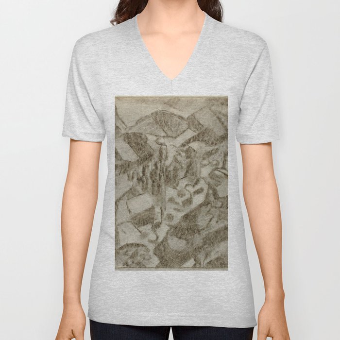 Smithsonian Abstract No.1 V Neck T Shirt