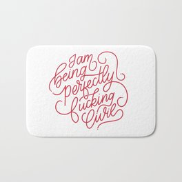 Perfectly Civil Bath Mat | Books, Typography, Gansey, Quotes, Adam, Noah, Quote, Thedreamthieves, Lettering, Ronanlynch 