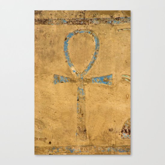 Luxor Dendera Ankh 2 Canvas Print