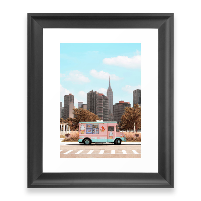 New York Ice Cream Framed Art Print by paulfuentesphoto
