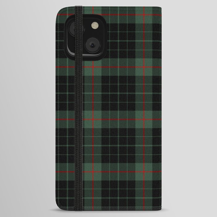 Clan Gunn Tartan iPhone Wallet Case