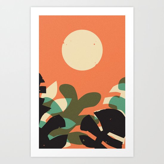 Jungle Sun #2 Art Print