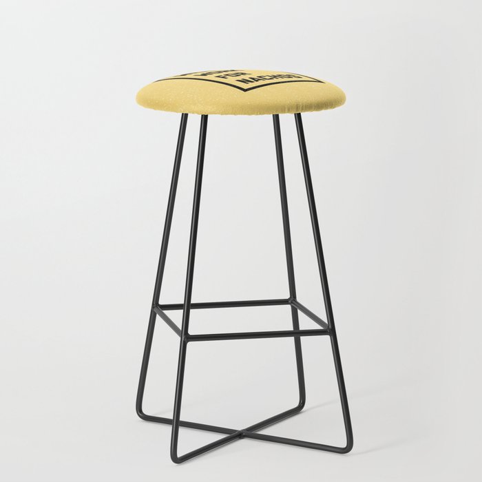 Work For Nachos Funny Quote Bar Stool