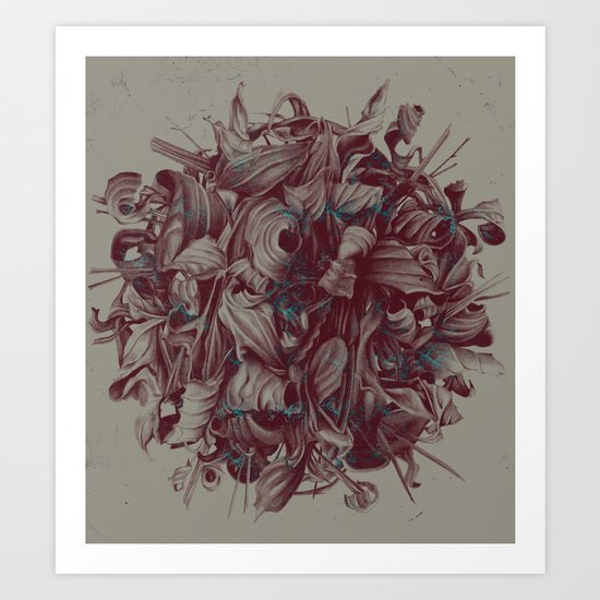 Feuillages II Art Print