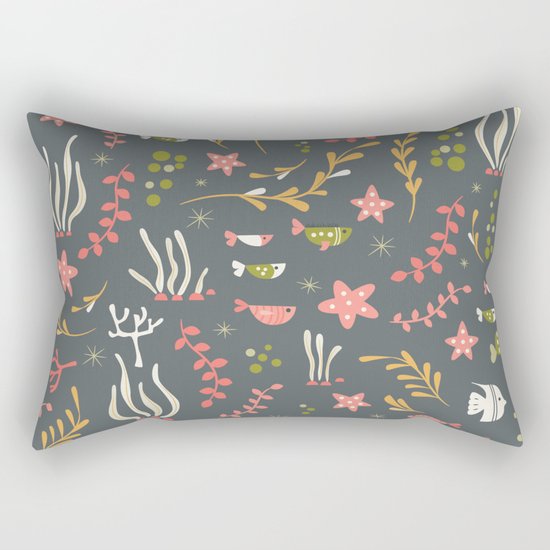 Sea creatures 007 Rectangular Pillow