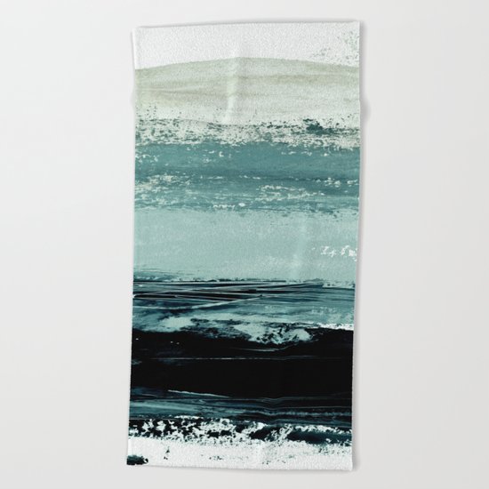 abstract minimalist landscape 4 Beach Towel
