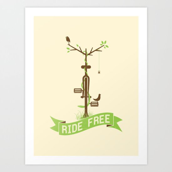 Ride Free Art Print