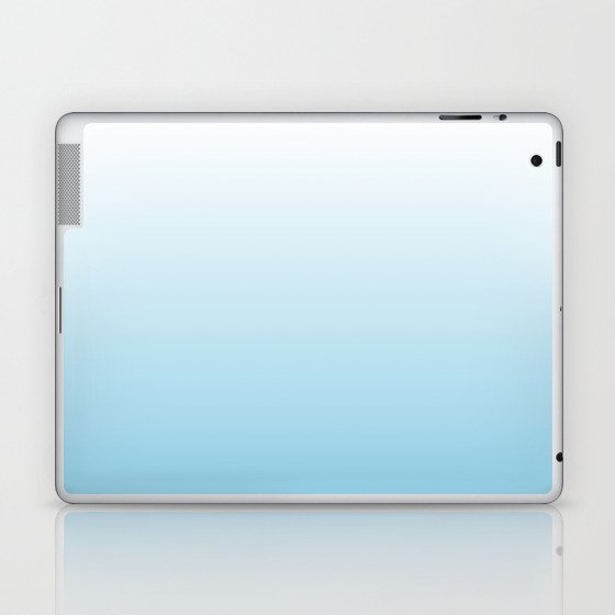 PASTEL BLUE GRADIENT Laptop & iPad Skin