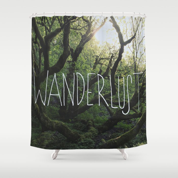Wanderlust Shower Curtain