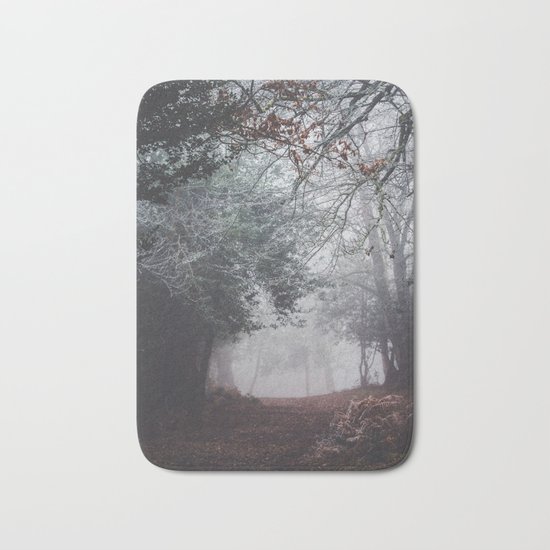 Frosty path Bath Mat