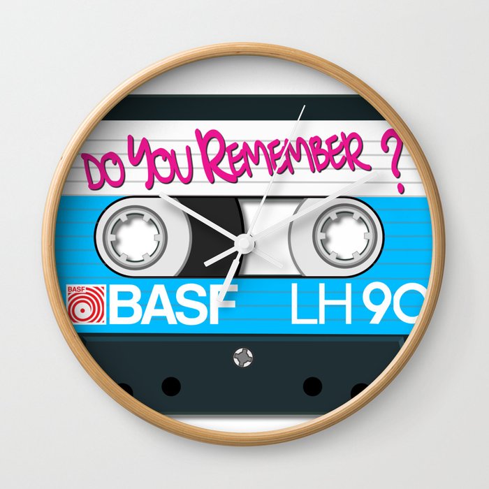 Vintage Audio Tape - BASF - Do You Remember? Wall Clock