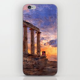 Greek Temple by the Sea iPhone Skin