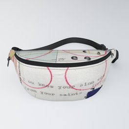 Sinners And Saints Fanny Pack