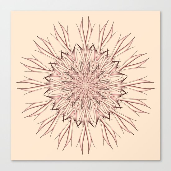 Mandala pastel Canvas Print