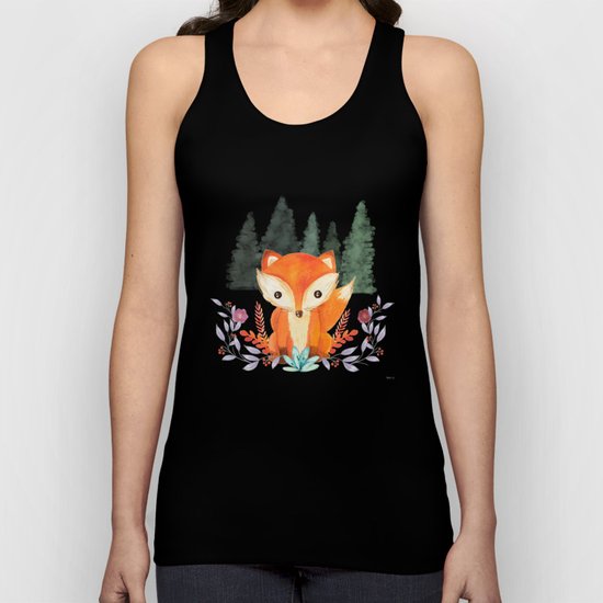 Evergreen Fox Unisex Tank Top