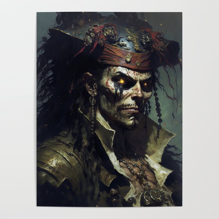 Pirate Captain Poster