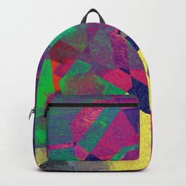 SERENUM FONTIBUS N3 Backpack | Painting, Colorful, Pop Art, Abstract, Digital, Vintage, Watercolor, Motley, Figurative, Art 