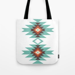 Southwest Santa Fe Geometric Tribal Indian Abstract Pattern Tote Bag