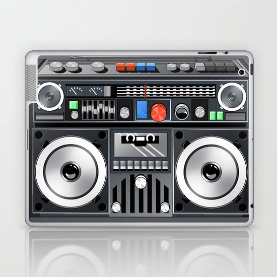Vader GhettoBlaster Boombox Laptop & iPad Skin