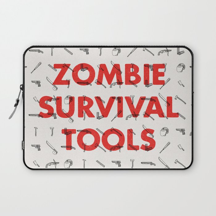Zombie Survival Tools - Pattern 'o tools Laptop Sleeve