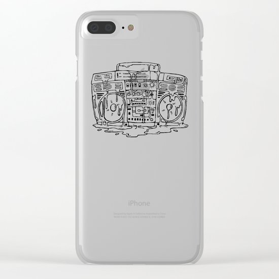 Boombox Clear iPhone Case