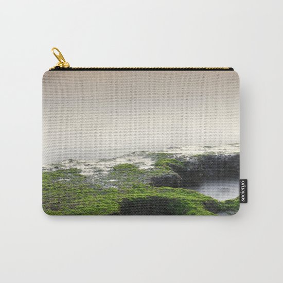 "Green, white and red beach" Carry-All Pouch