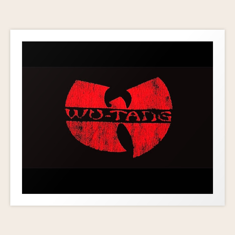 Wu Tang Red Deep Art Print By Mecidesign Society6
